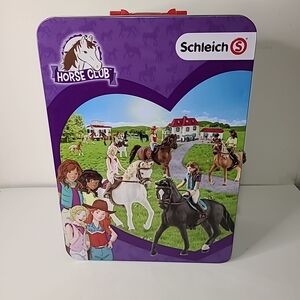 Schleich Horse Club Metal Carrying Case With Handle